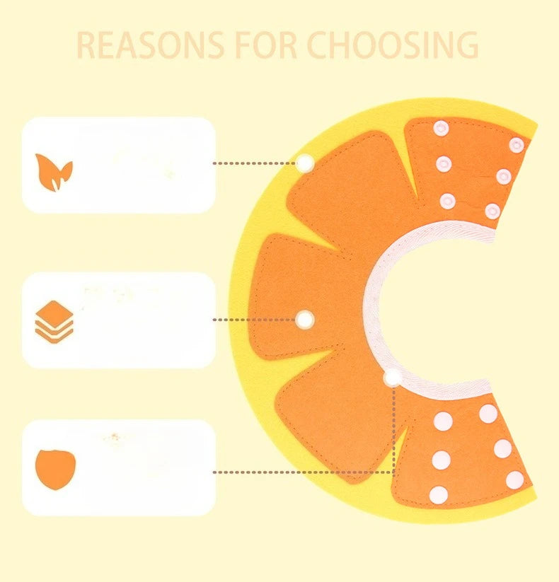 Cat Recovery Collar - Soft Elizabethan Cone for Surgery and Wound Protection