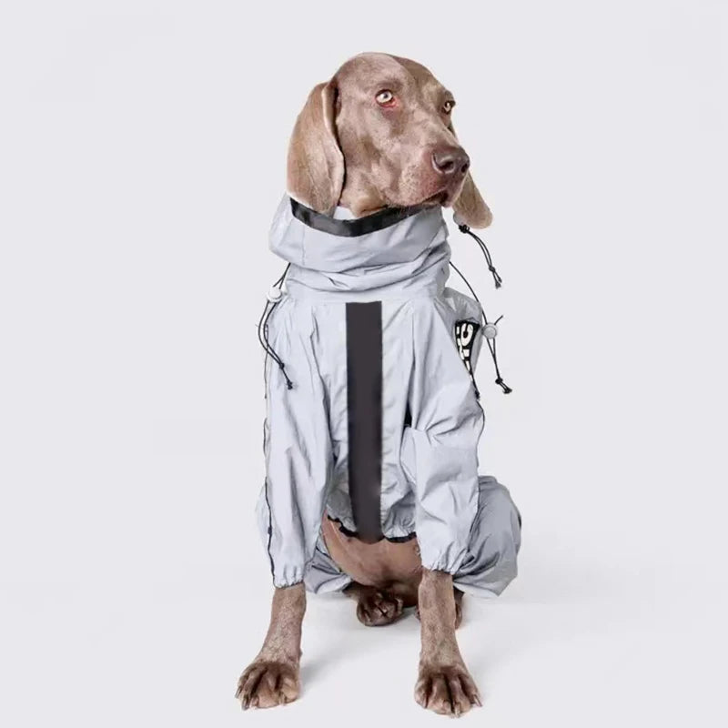 Waterproof Reflective Dog Jumpsuit Jacket with UV Sun Protection