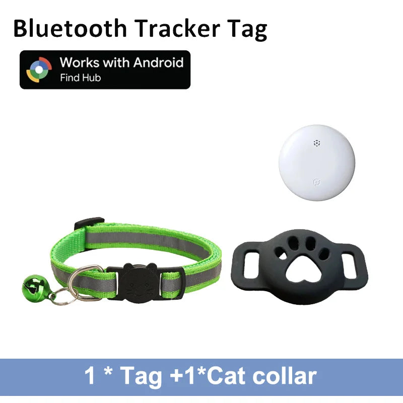 Google Find My Pet Collar Tracker for Android — IP68 Waterproof, No Subscription
