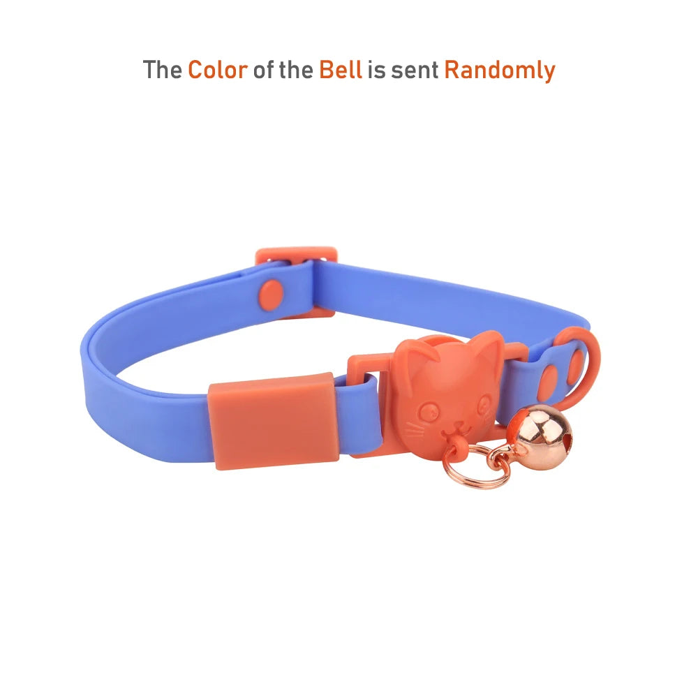 Waterproof Adjustable Cat Collar with Bell