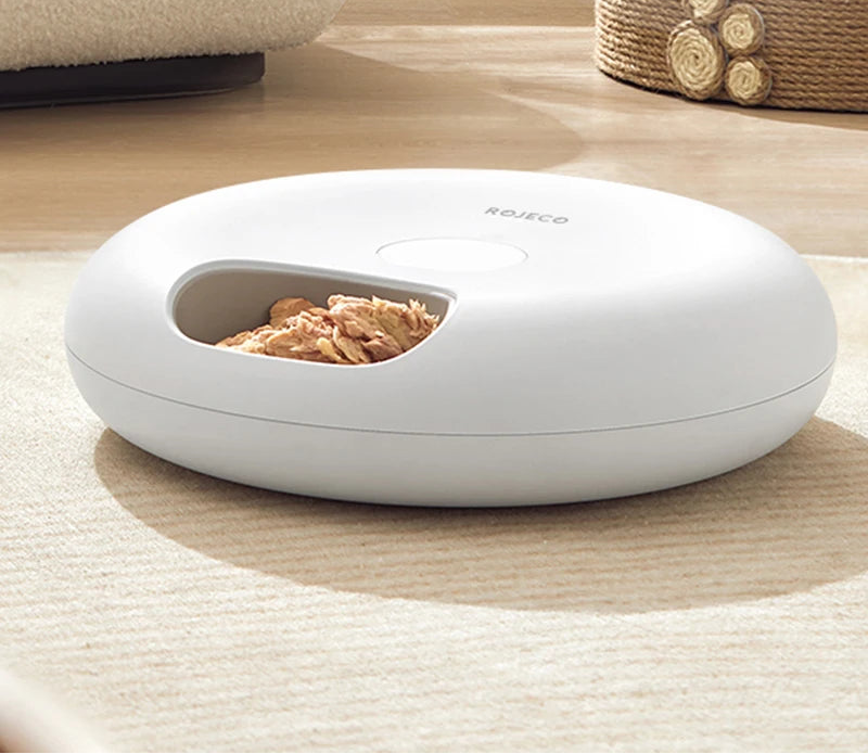 6-Meal Automatic Smart Pet Feeder for Wet & Dry Food