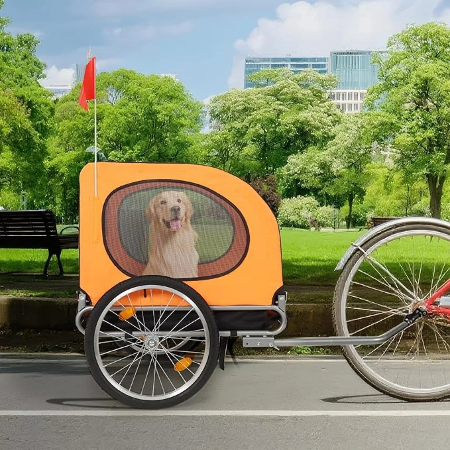 Dog Bike Trailer & Jogger with Air Tires | Up to 40kg