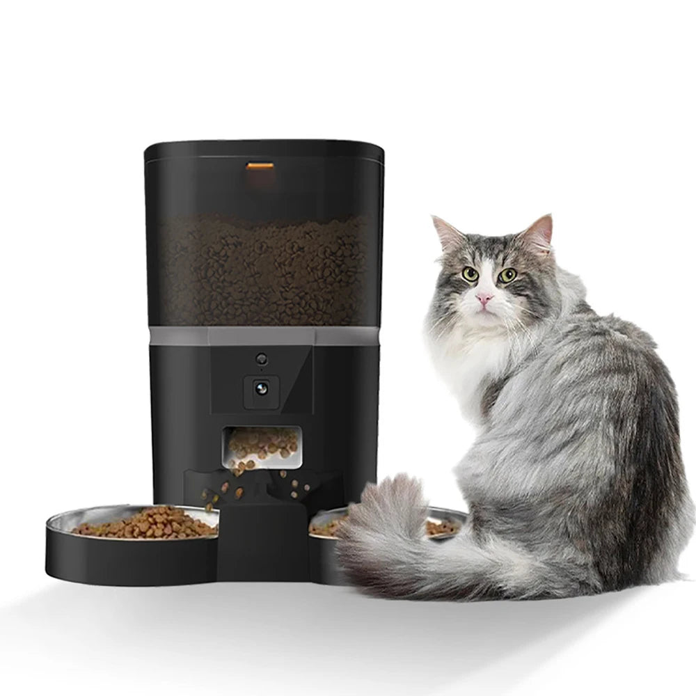 4L WiFi Automatic Pet Feeder with Camera — Smart Food Dispenser for Cats & Dogs