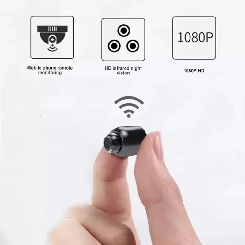 X5 1080P WiFi Mini Camera with Motion Detection Alerts & Night Vision