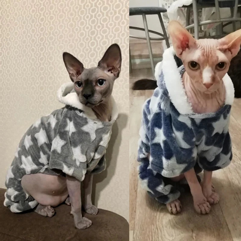 Thickened Fleece Cat & Dog Jumpsuit