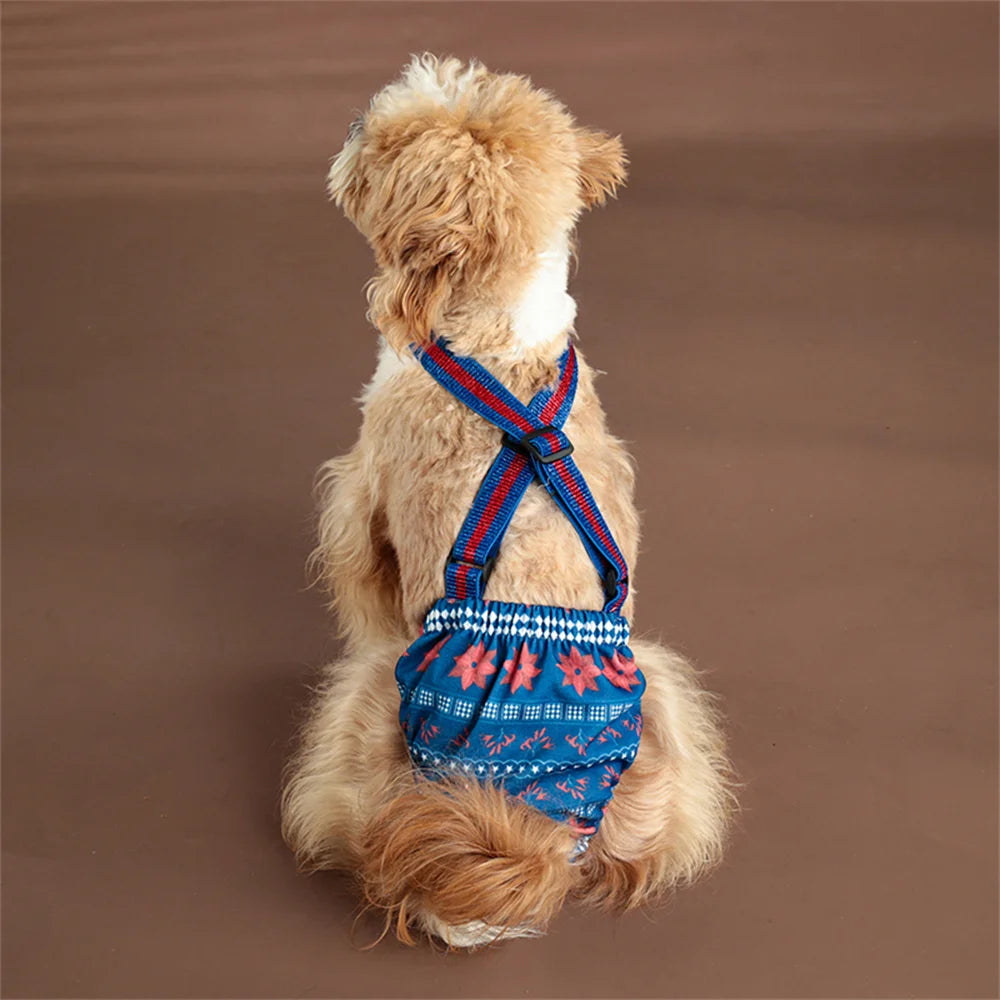 Reusable Washable Dog Sanitary Shorts for Female Dogs