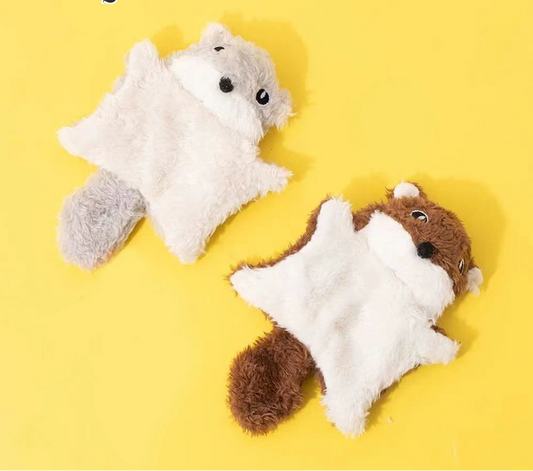 Flying Squirrel Squeaky Interactive Cat Toy