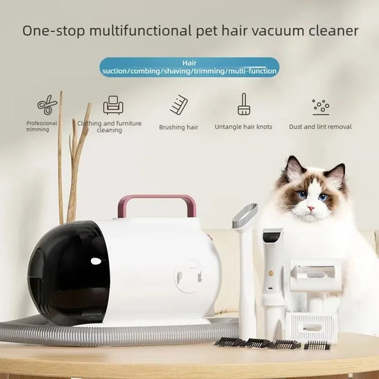 Pet Grooming Vacuum Kit for Dogs & Cats