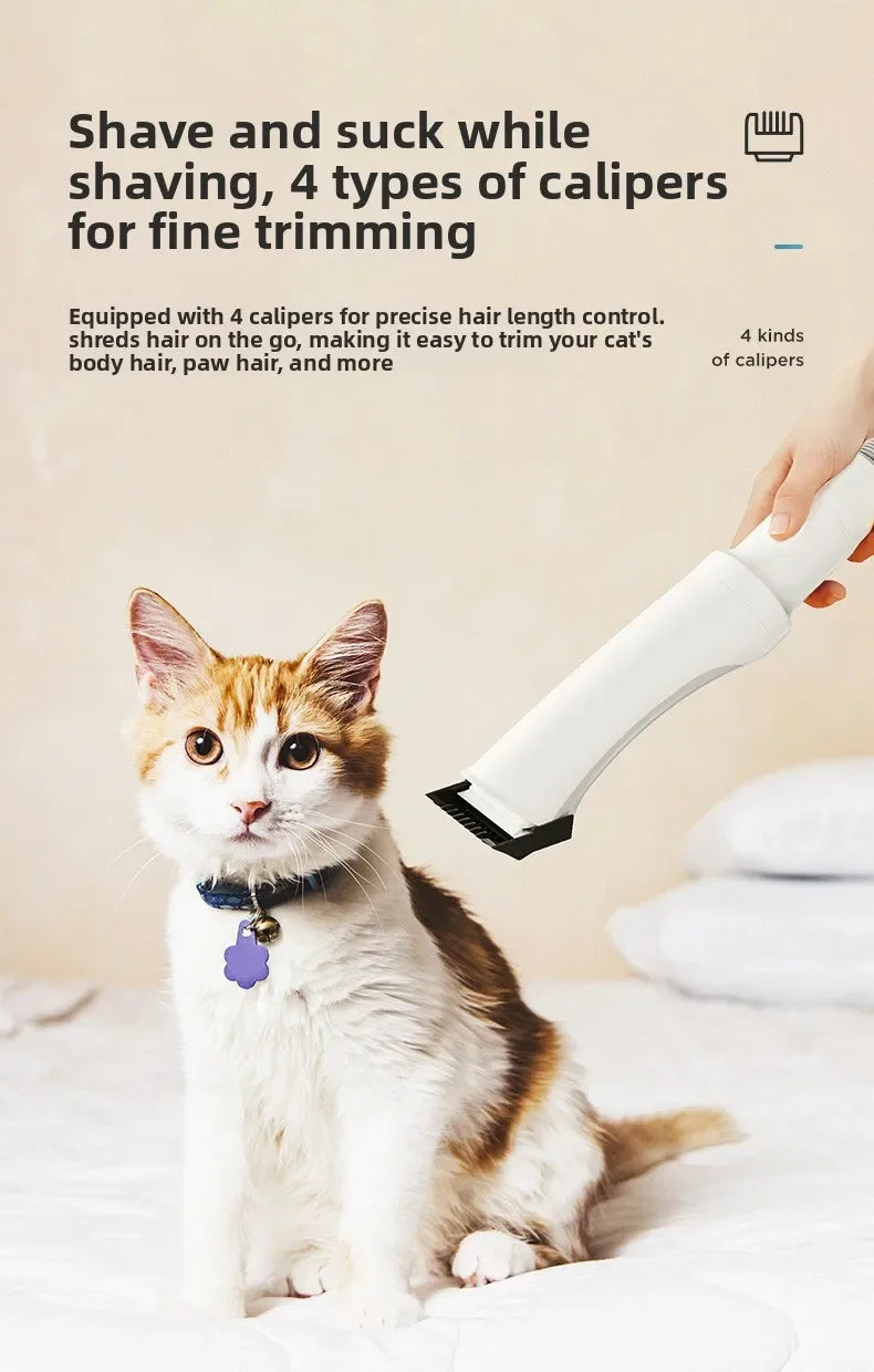 Pet Grooming Vacuum Kit for Dogs & Cats
