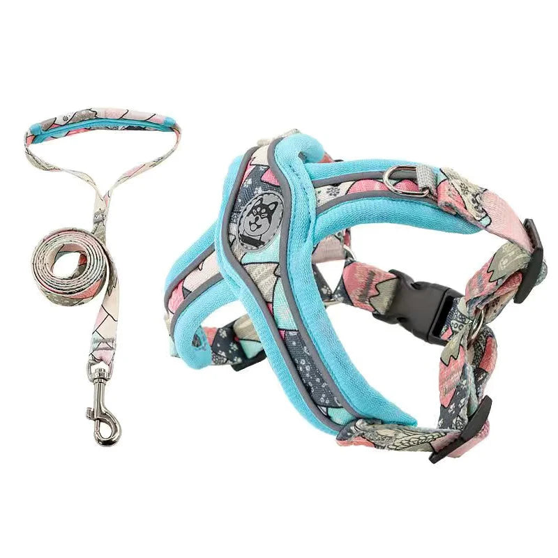 Adjustable Dog Harness & Leash Set