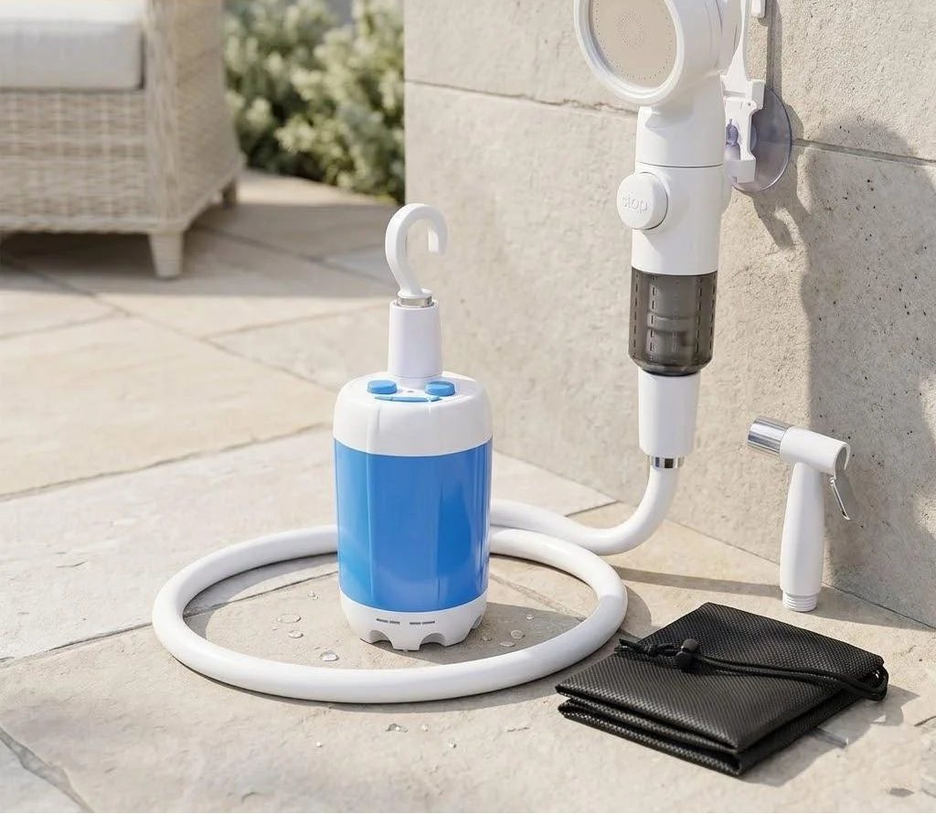 Portable Rechargeable Pet Shower with Gentle Stream