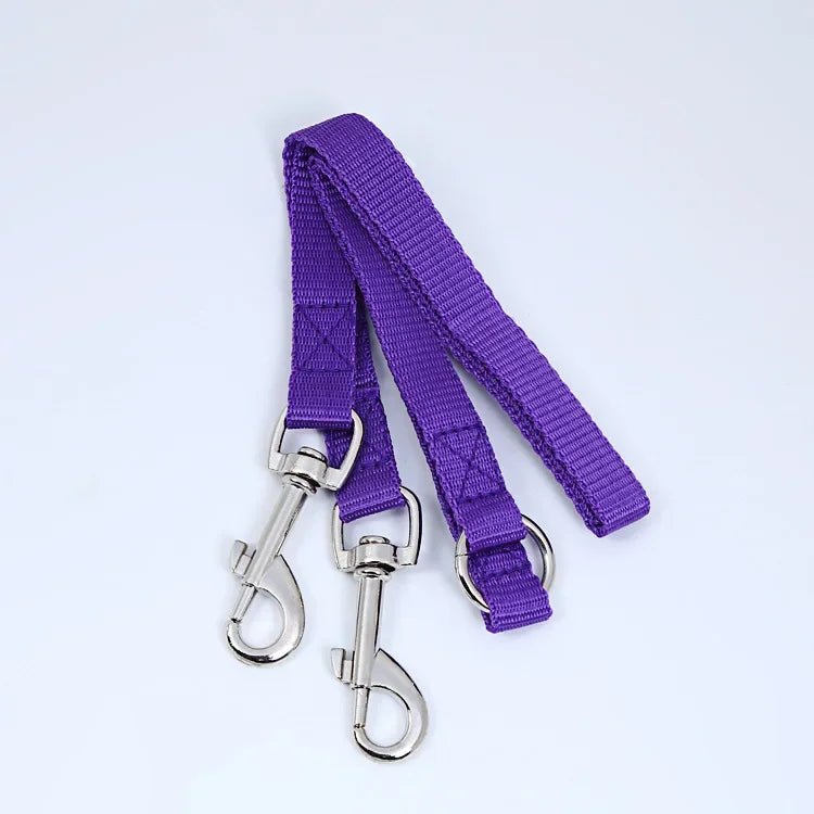 Double Dog Leash Coupler for Walking Two Dogs