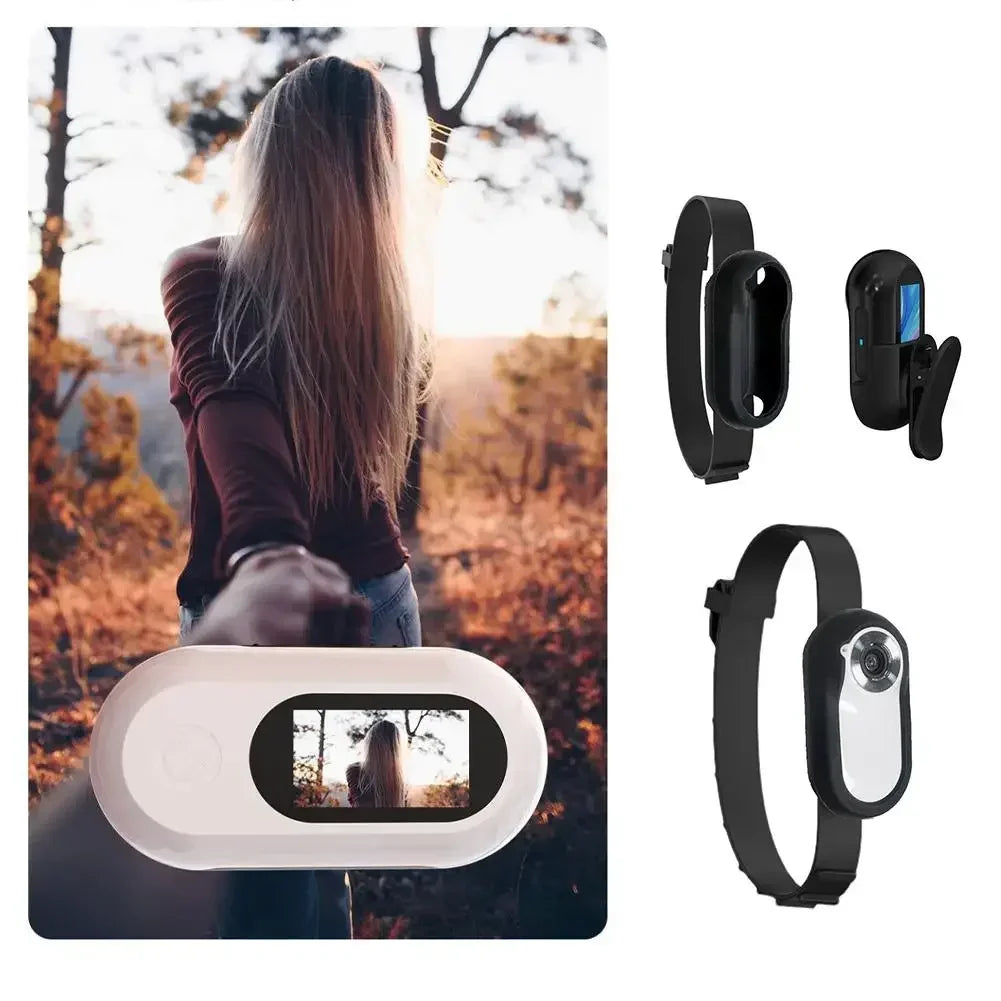 HD 1080P Wireless Pet Collar Camera — No WiFi Required