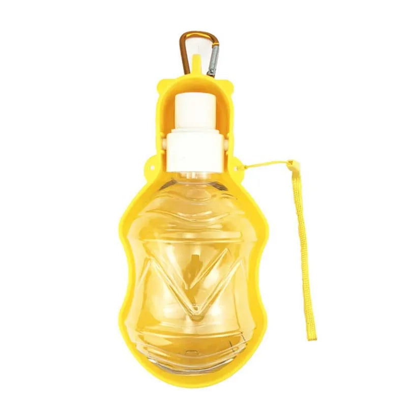 Portable Dog Water Bottle with Bowl