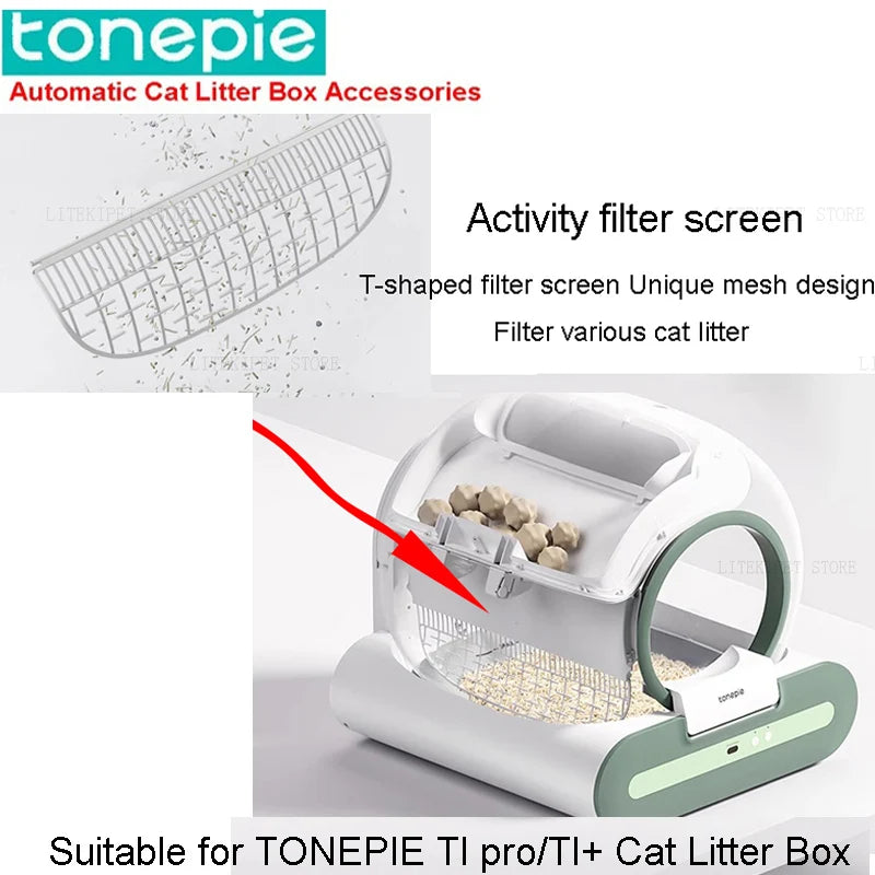 Replacement Filter Kit for TONEPIE TI PRO & TI+ Automatic Cat Litter Box