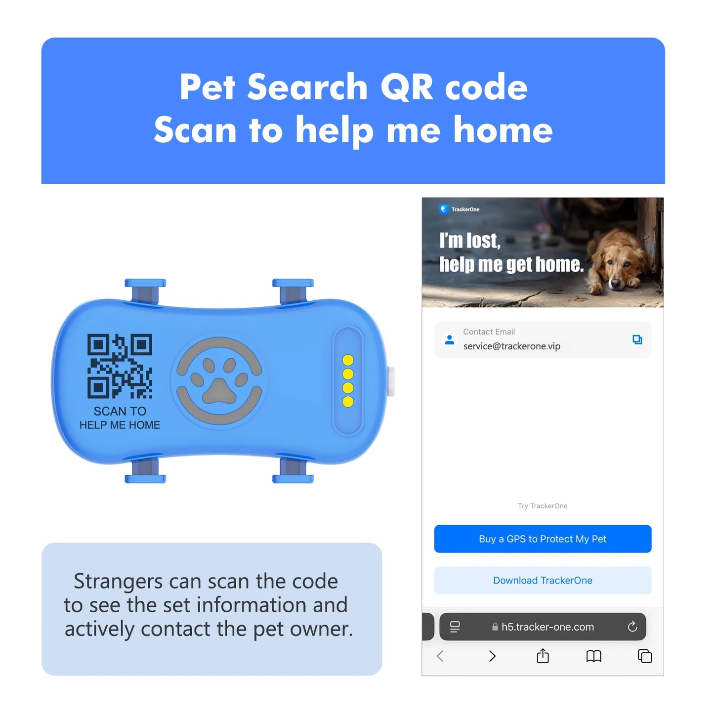 Traceur GPS pour chiens et chats