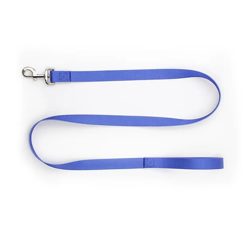 Ensemble laisse et collier réglables en nylon pour chiens - Pour petits et grands chiens