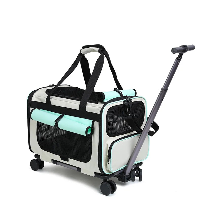 Sac de transport pliable pour animaux de compagnie — Grande valise de voyage détachable