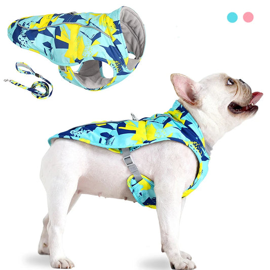 Waterproof Reflective Dog Jacket Vest Harness