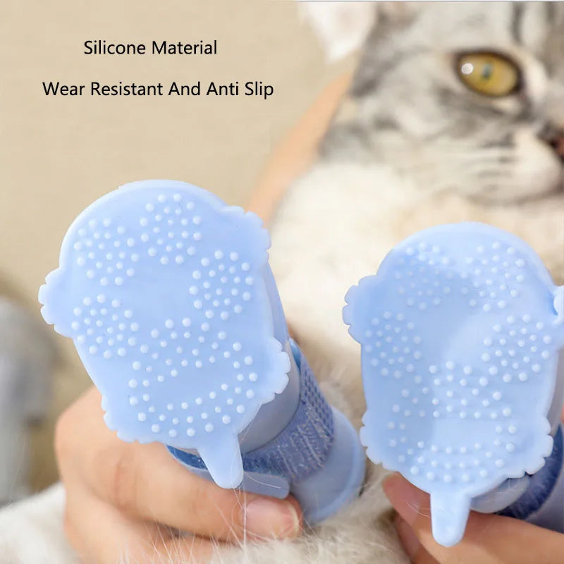 Waterproof Pet Paw Protector Boots (4 Pack)