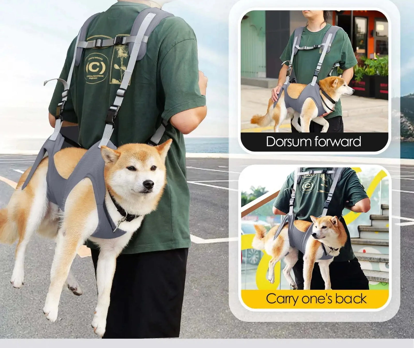 Sac de transport pour chiens âgés et blessés