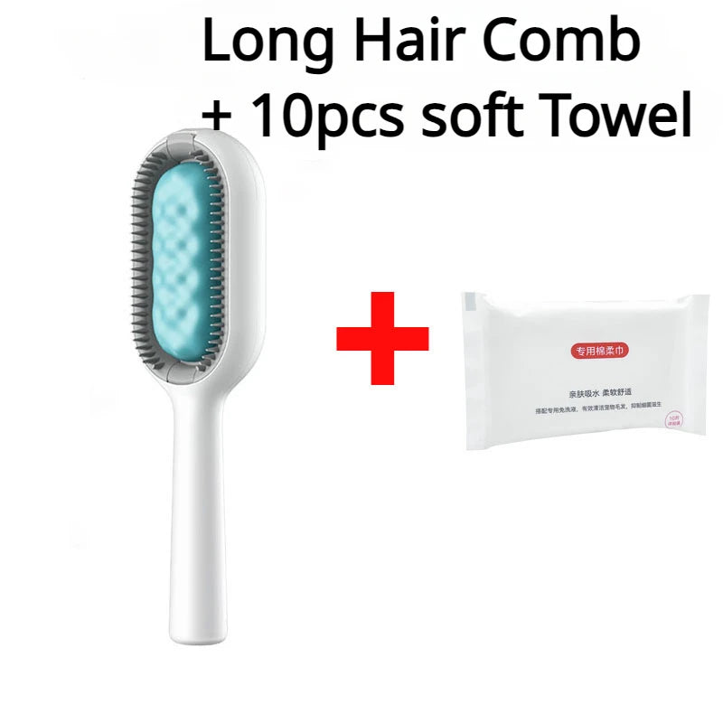 Brosse de retrait de poils d'animaux double face