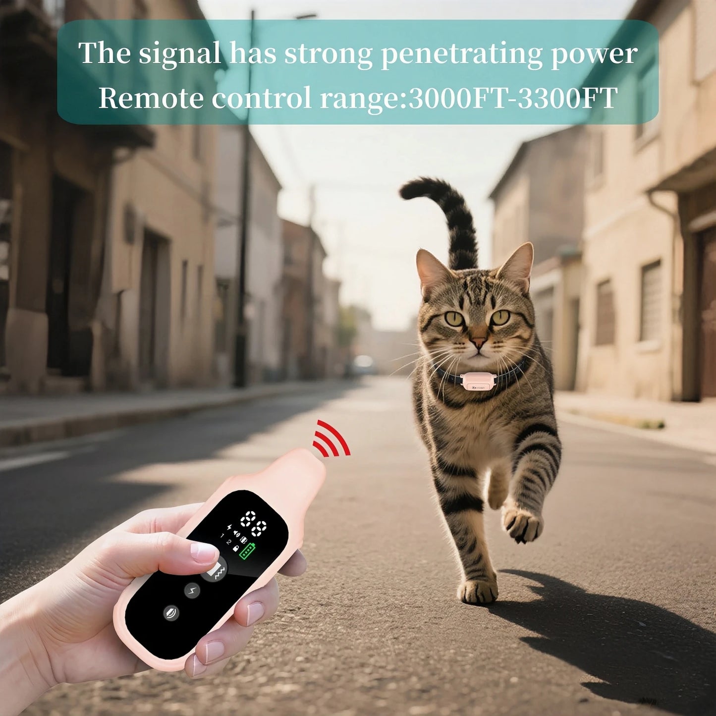 Anti-Meow Vibration Training Collar for Cats