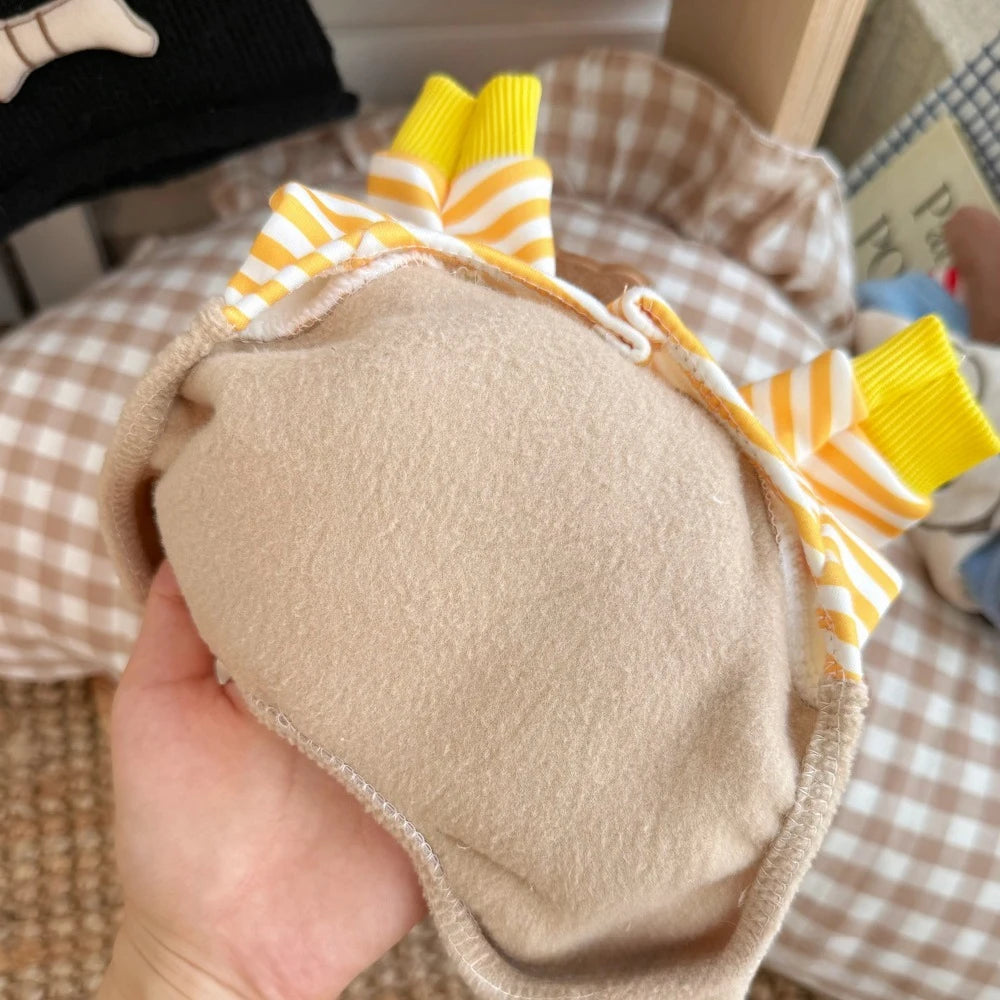 Combinaison-Pyjama en Polaire avec Capuche pour Chiens et Chiots de Petite et Moyenne Taille