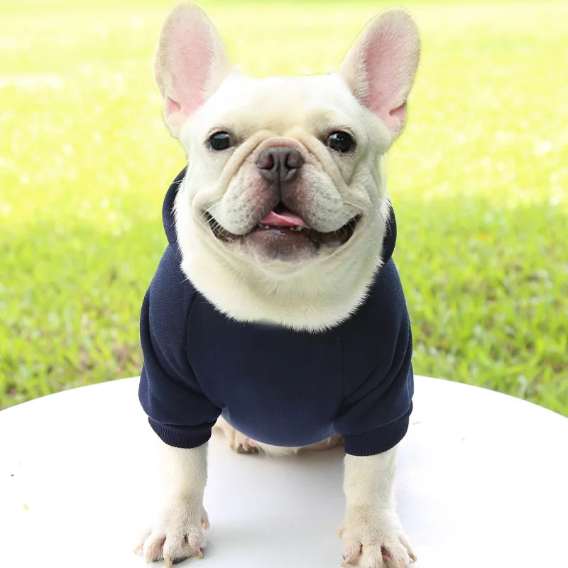 Manteau à capuche en polaire pour chien | Veste sweat chaude d'automne et d'hiver pour petits chiens et chats