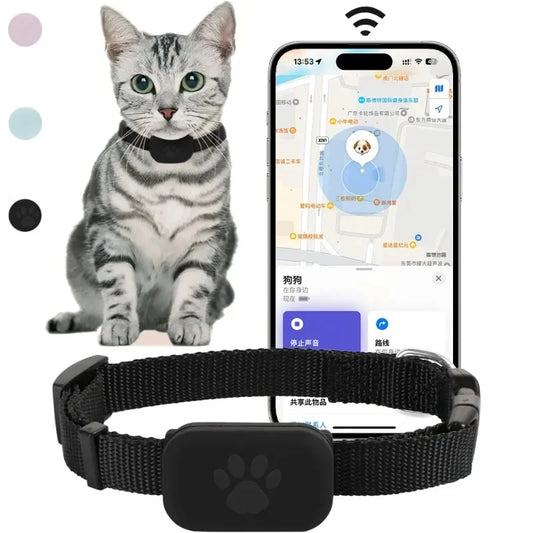 Apple Find My Mini Pet Collar Tracker — 90dB Alert for Cats & Dogs