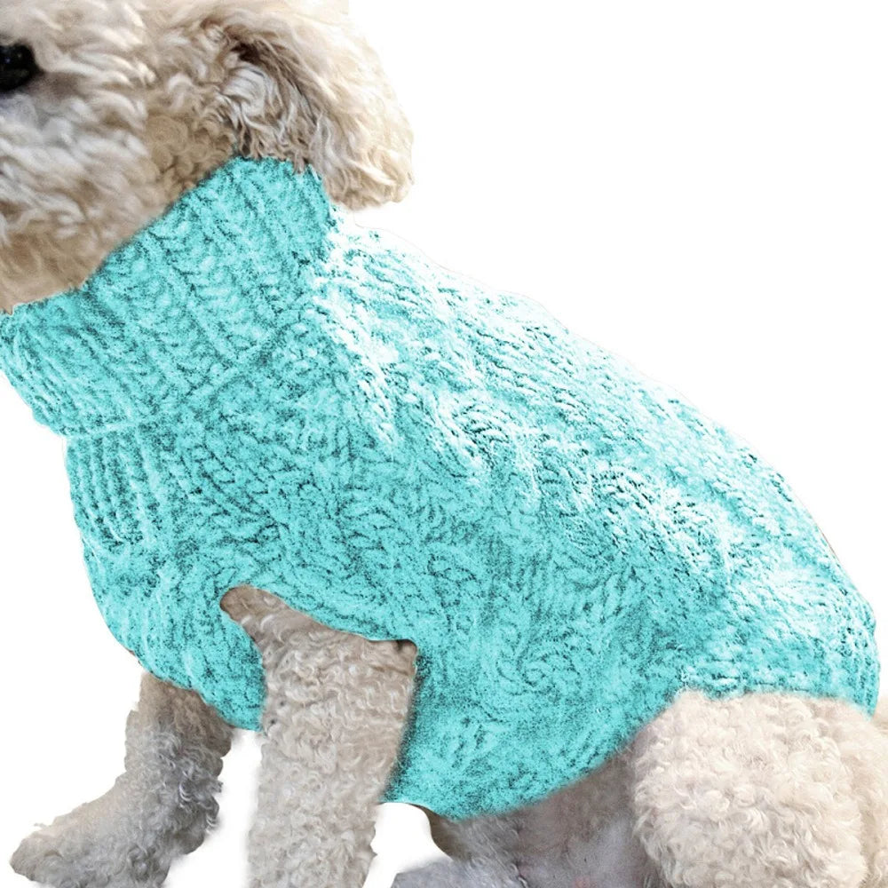 Pull en tricot pour chien | Pull chaud d'automne et d'hiver pour petits chiens et chiots
