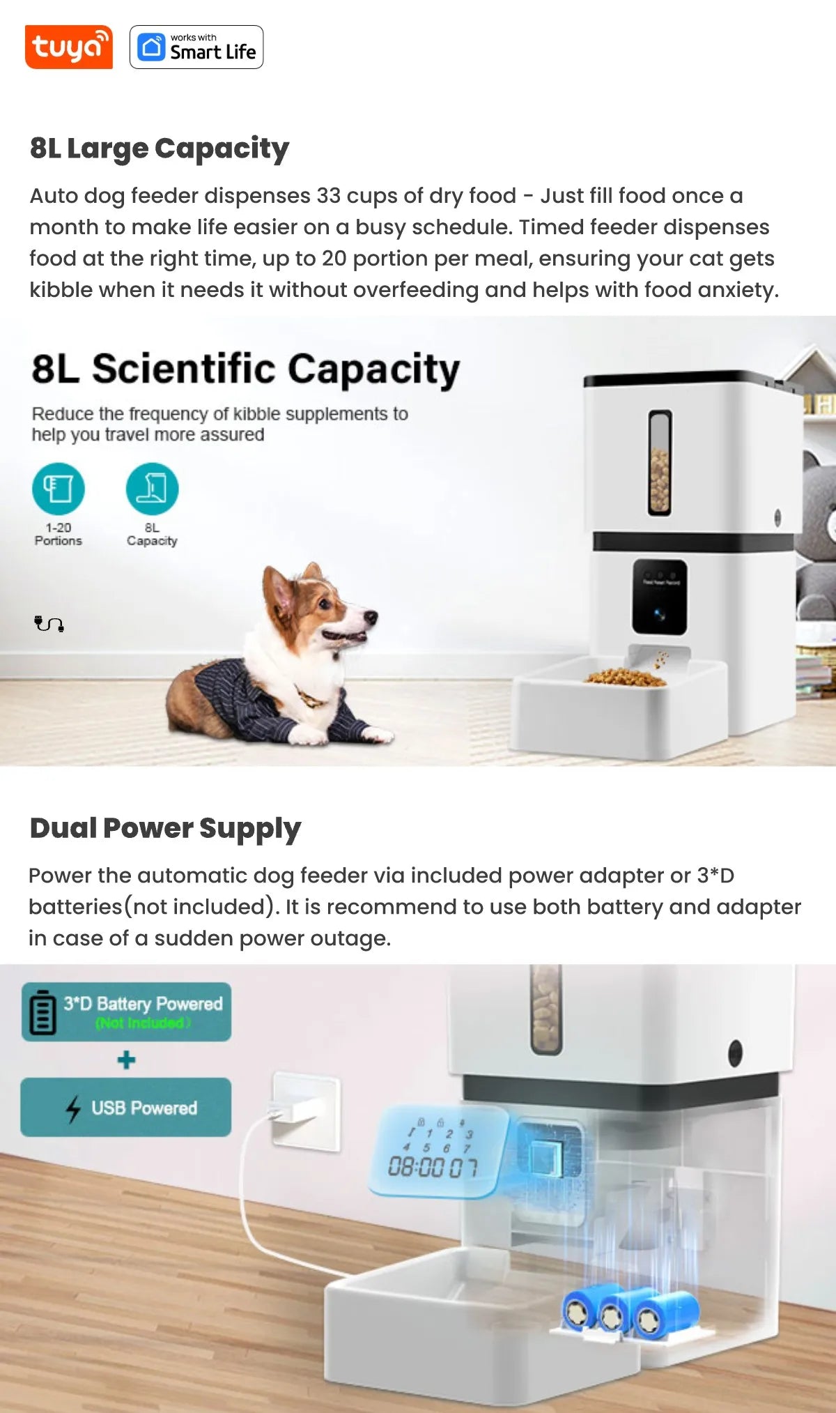 Automatic Pet Feeder with HD Camera