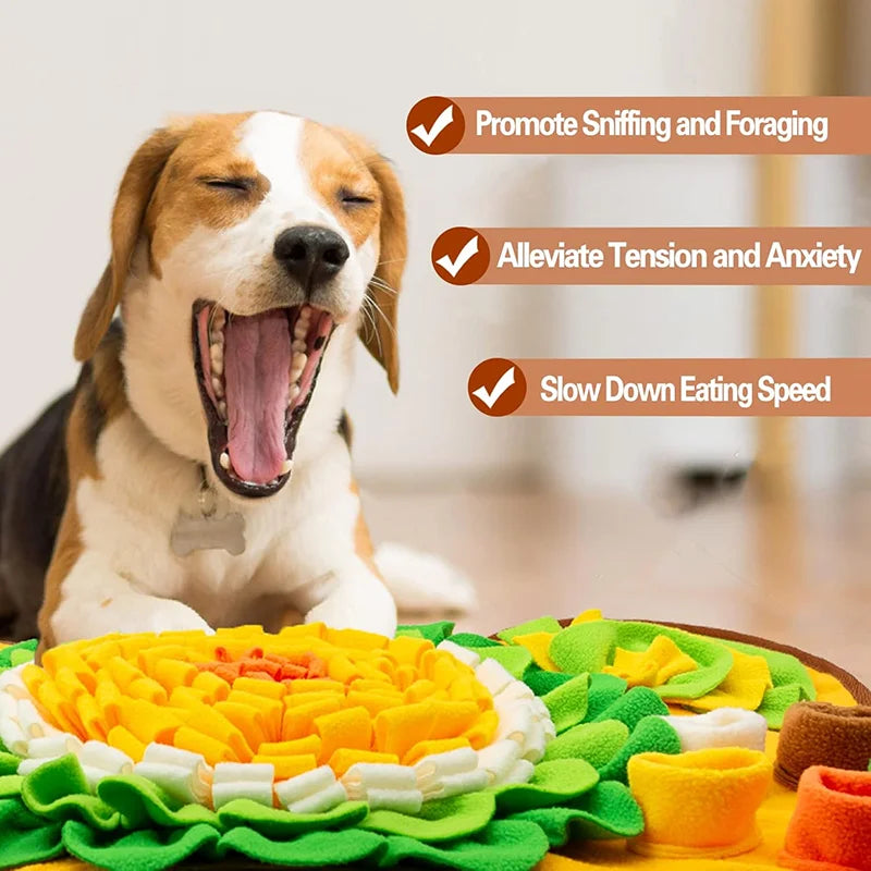 Dog Snuffle Mat — Slow Feeder, Stress Relief & Birthday Gift