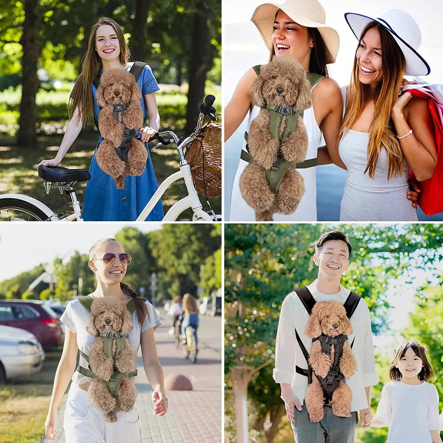 Front-Facing Pet Carrier Backpack for Dogs & Cats