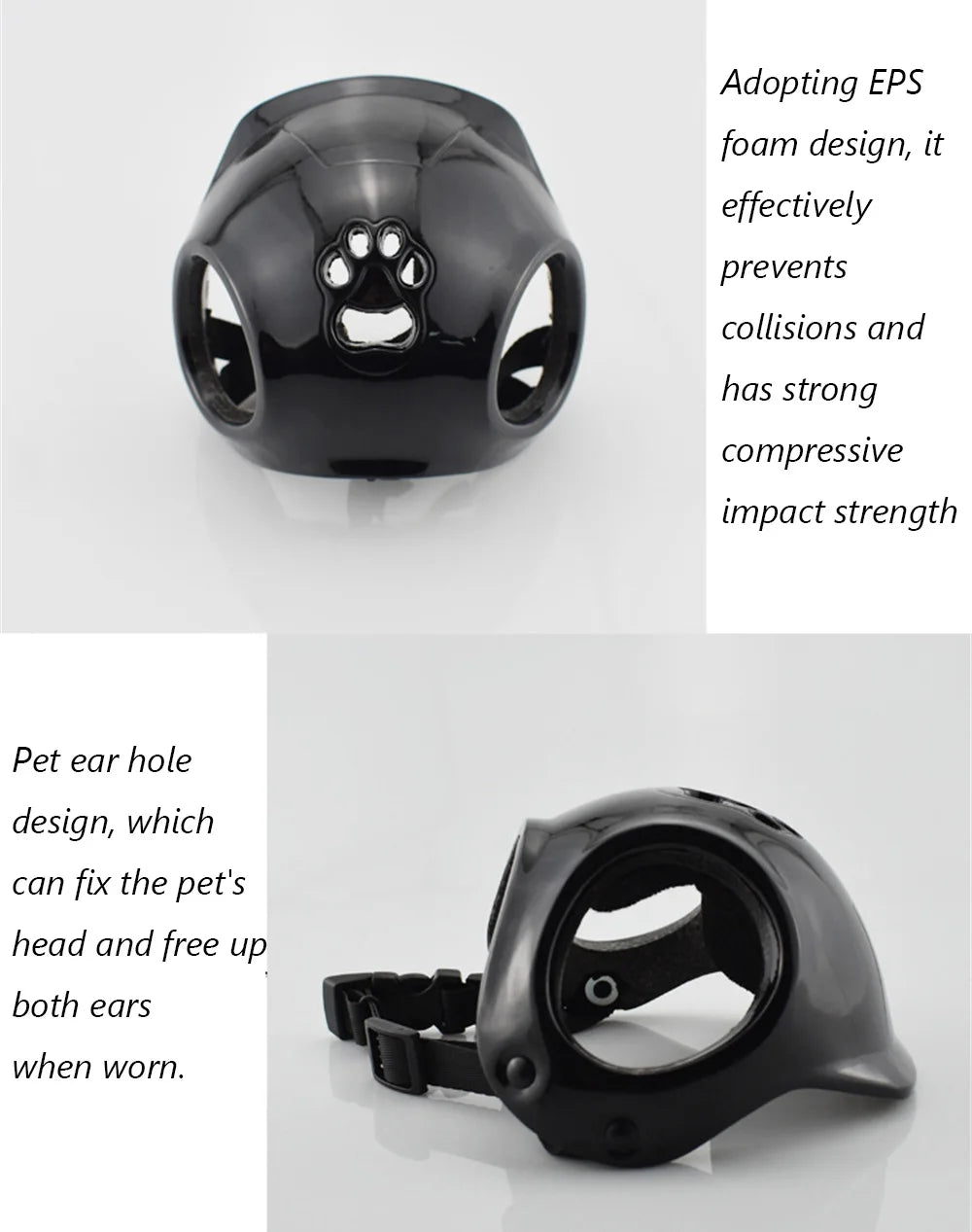 Motorcycle Helmet for Small Dogs with Ear Holes