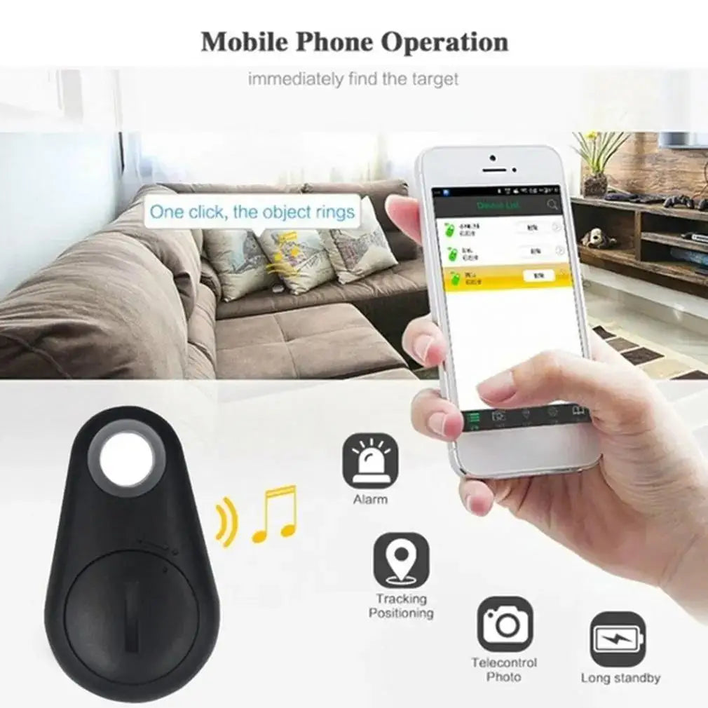 Bluetooth Anti-Lost Tracker Tags for Pets, Keys & Bags — Single to 5-Pack