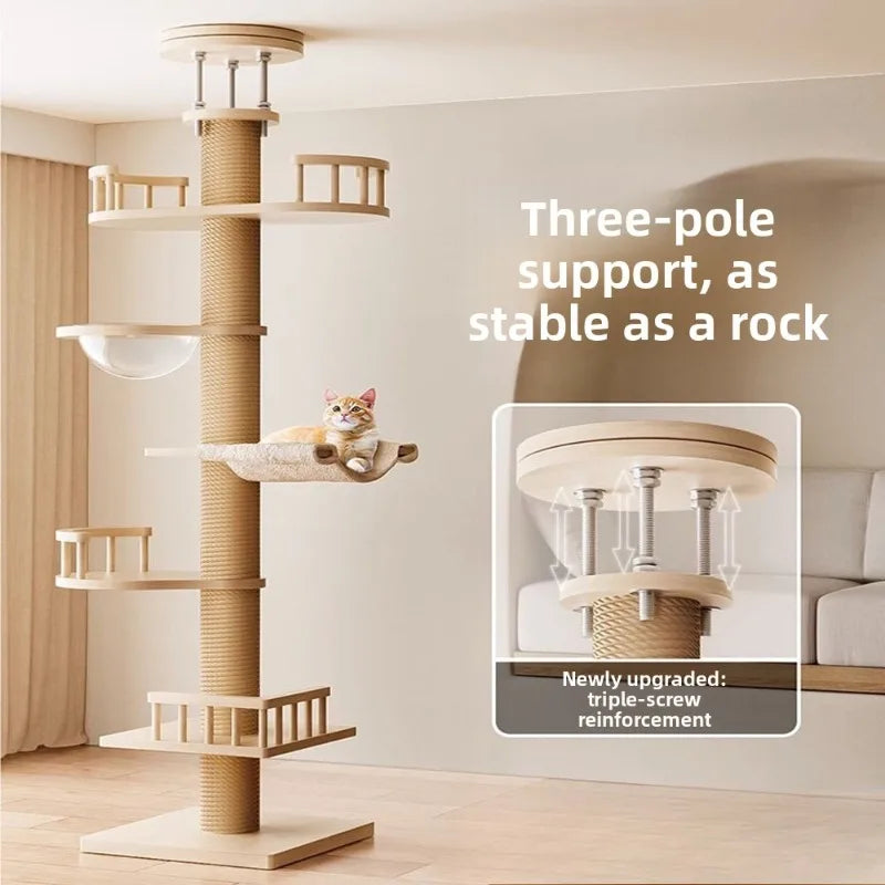 Cat Tree with Bed & Scratching Post