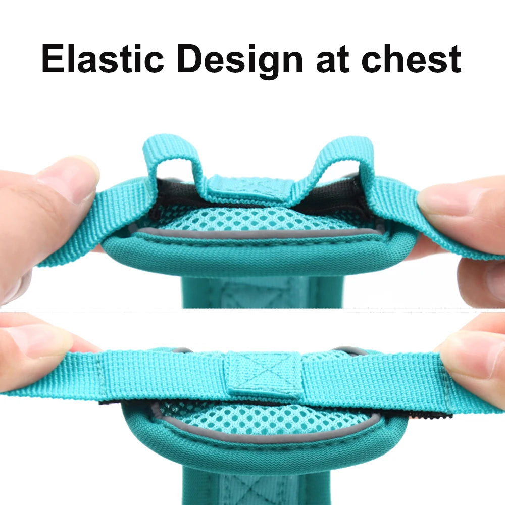 Escape-Proof Reflective Cat Harness & Leash Set — Breathable Vest for Outdoor Walking