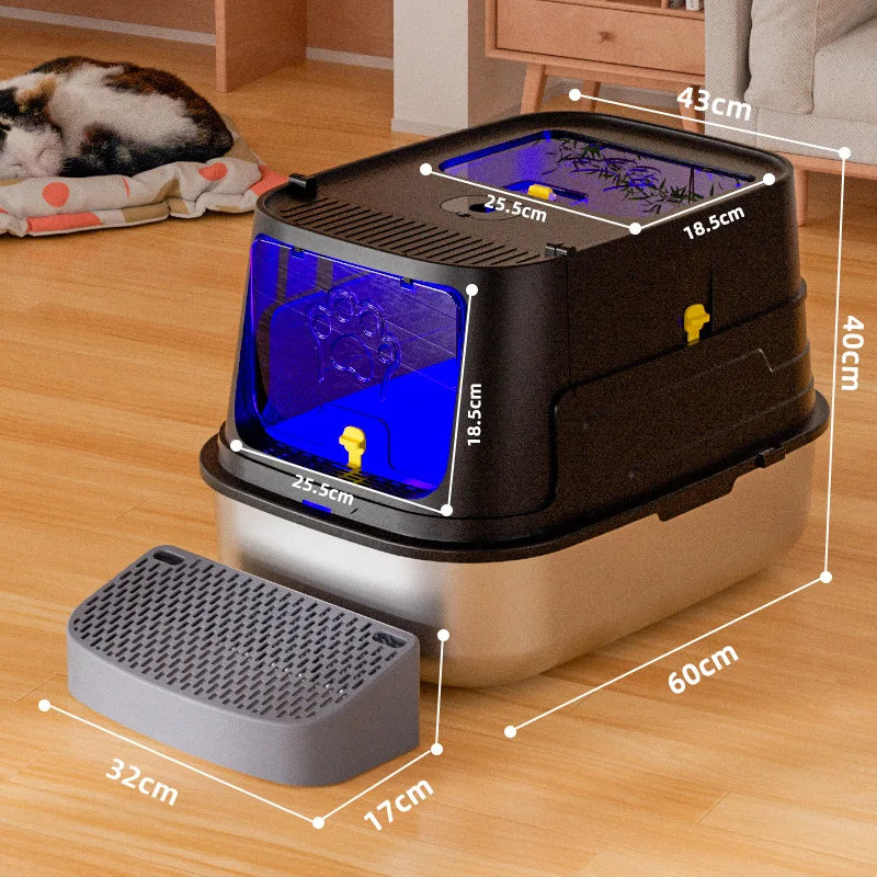 Covered Cat Litter Box