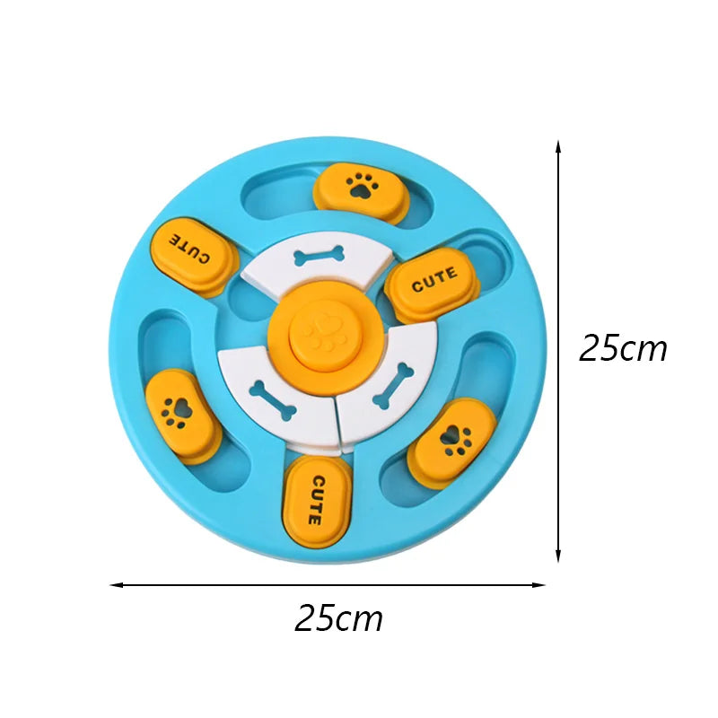 Interactive Puzzle Slow Feeder Bowl for Cats & Dogs