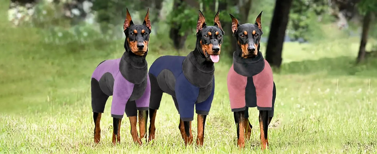 Soft Fleece Dog Winter Onesie