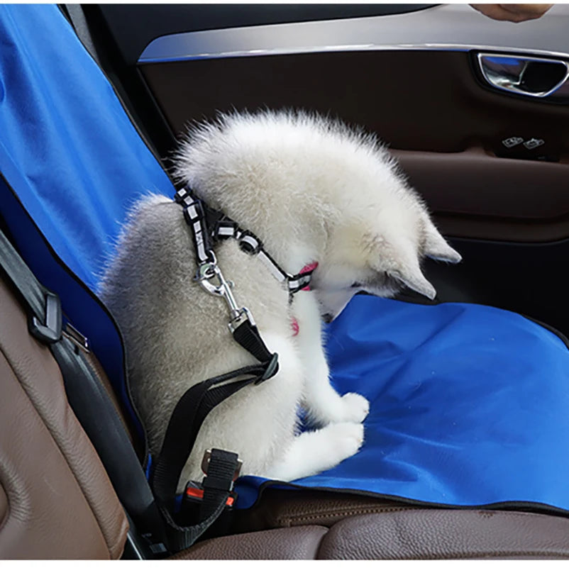 Waterproof Pet Car Seat Cover & Back Seat Protector Mat for Dogs & Cats
