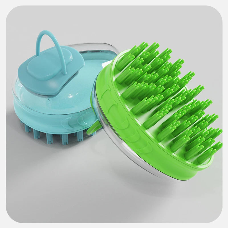 2-in-1 Silicone Pet Bath Brush & Massage Comb