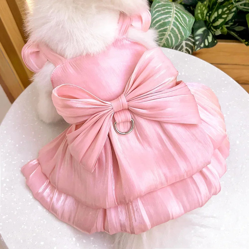 Bowknot Princess Dress for Small Dogs & Cats