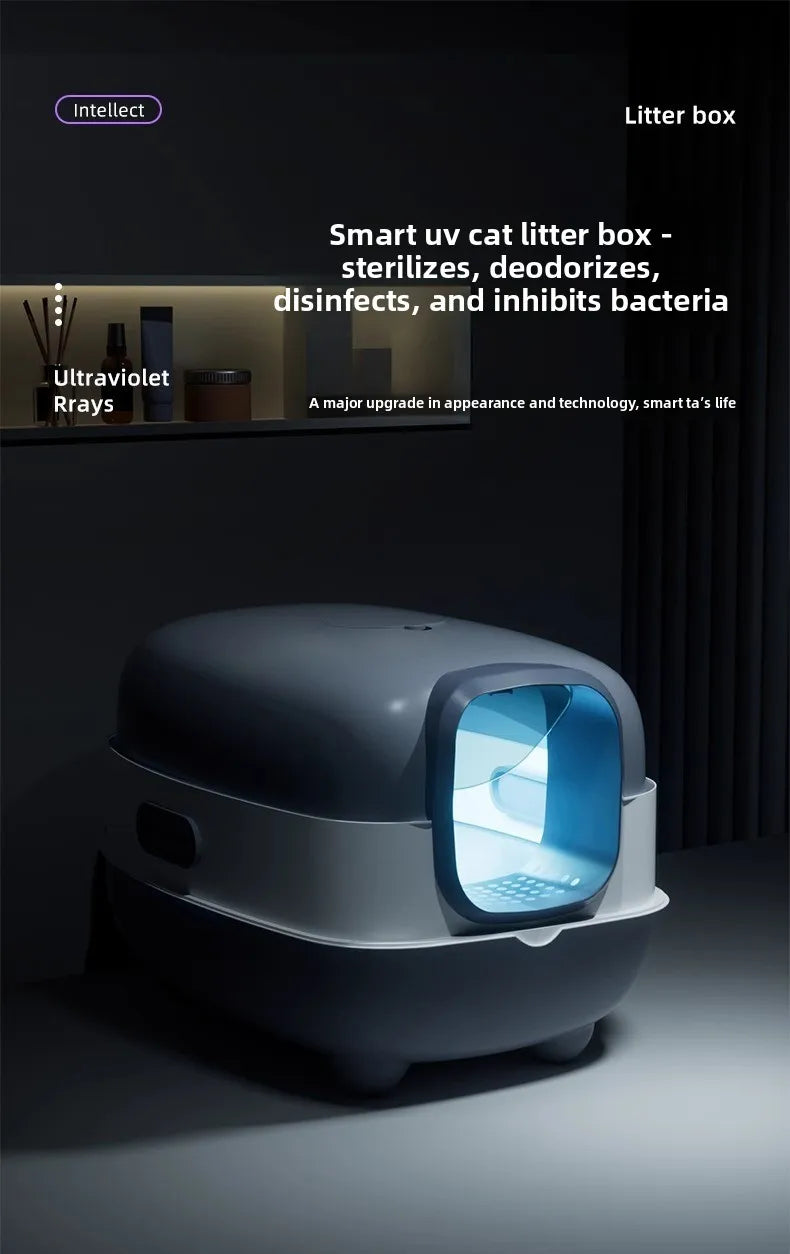 Smart App-Controlled Self-Cleaning Cat Litter Box XXL with UV Sterilisation & Odour Control