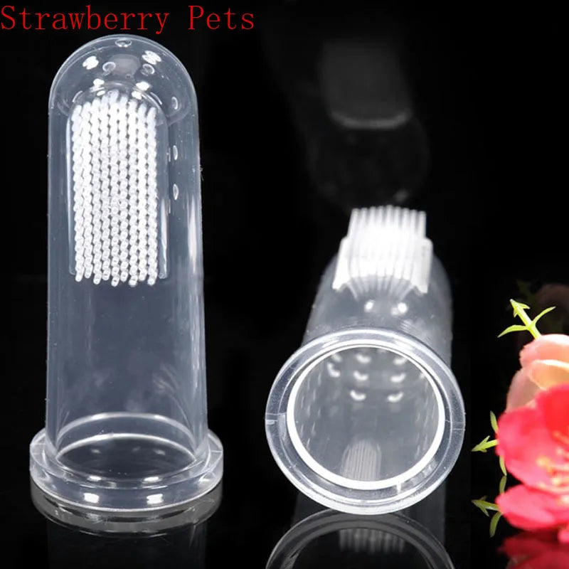 Soft Silicone Pet Finger Toothbrush