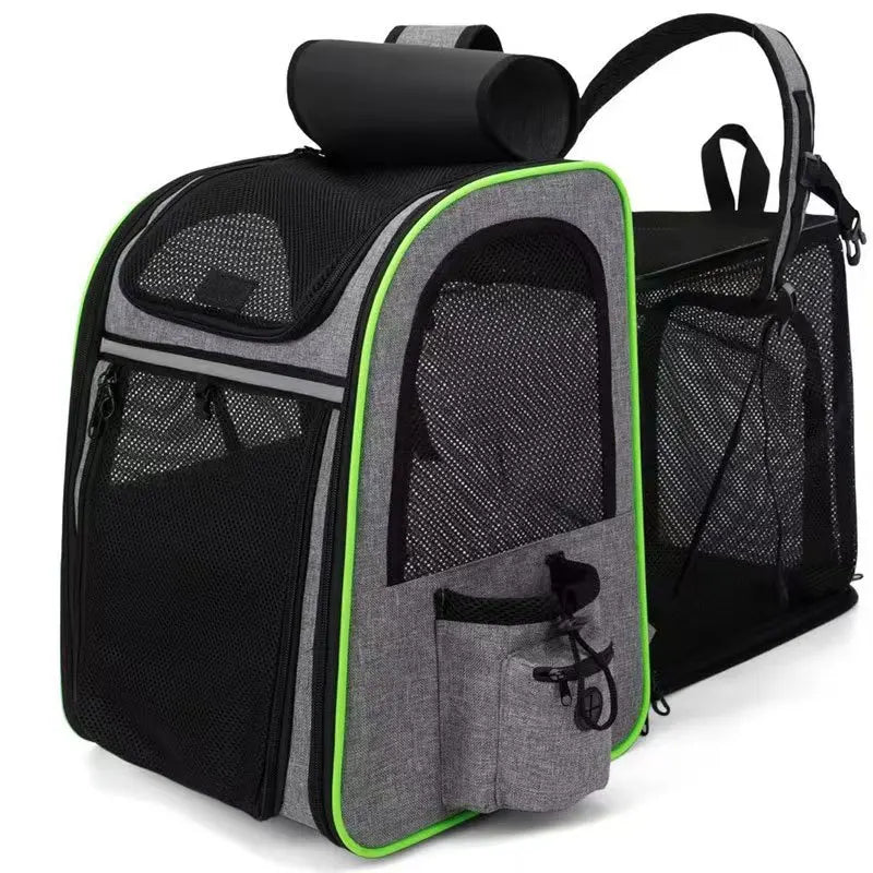 Expandable Pet Backpack Carrier for Cats & Dogs