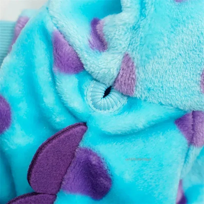 Combinaison Chien en Velours Côtelé Doux - Vêtements Chaleureux pour Animaux de Compagnie en Hiver