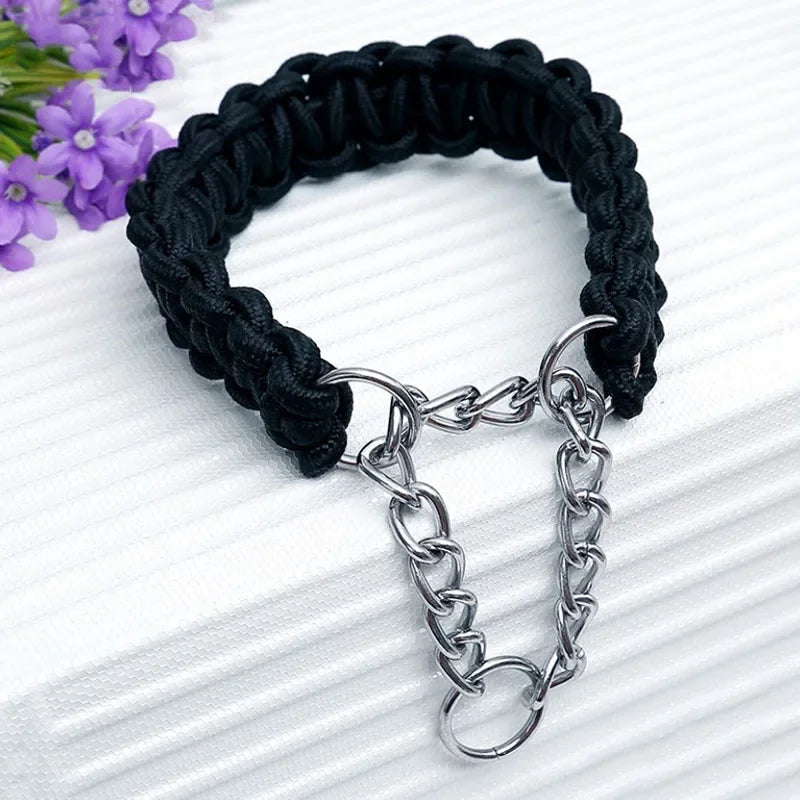 Durable Nylon Dog Collar for Medium to Large Dogs