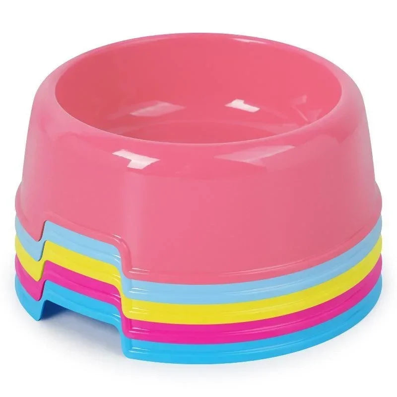 Plastic Food & Water Bowl for Dogs & Cats